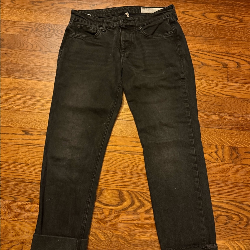 Rag and bone women’s Harlow Black Jeans - Picture 2 of 6